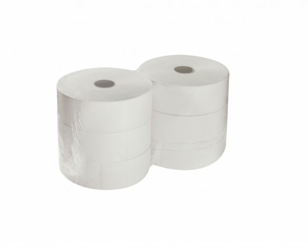 Jumbo Toilettenpapier, RC, 75% hochweiß, 2-lagig