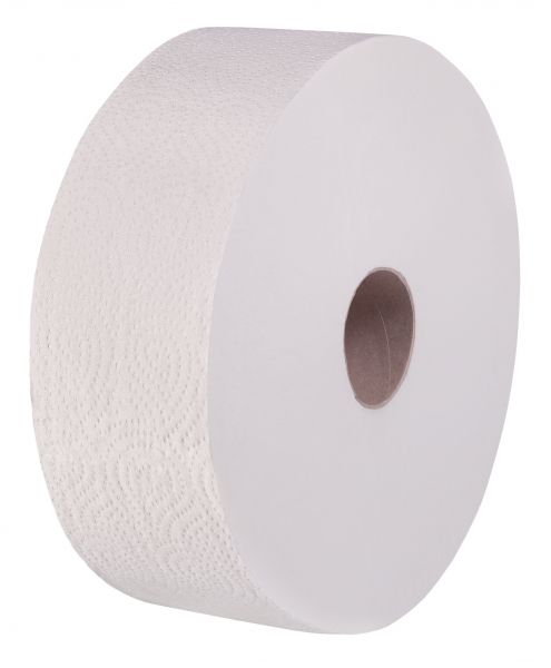 Jumbo Toilettenpapier, hochweiß, 2-lagig